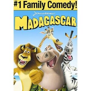 DreamWorks Madagascar DVD Animated Family Comedy Movie Alex the Lion Marty Zebra
